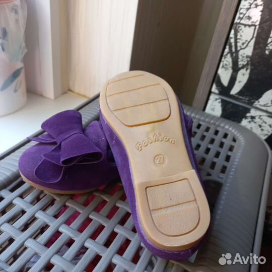 Текстильные туфельки для девочки 15,5 см