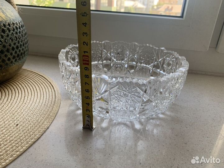 Салатник хрустальный