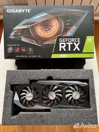Видеокарта gigabyte GeForce rtx 3080 Gaming OC