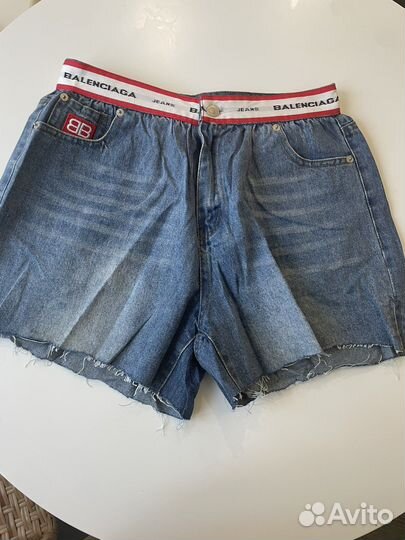 Джинсовые шорты Balenciaga