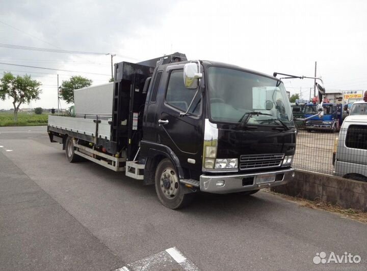 Бортовой грузовик Mitsubishi Fuso Fighter с КМУ Tadano, 2005