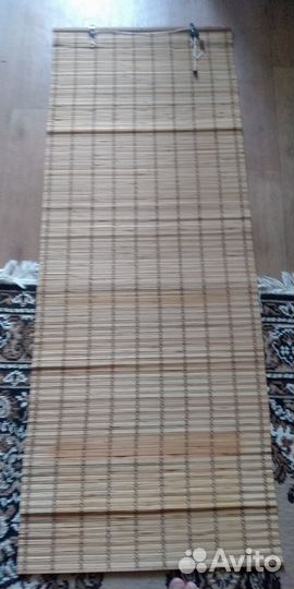 Штора римская из натурального бамбука