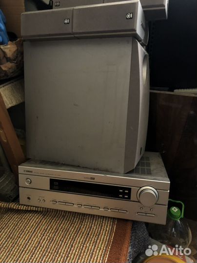 Ресивер yamaha rx-v340 + subwoofer