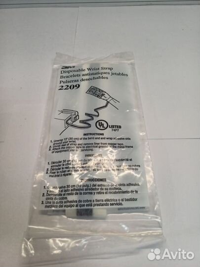 Антистатический браслет 3M 2209 Anti Static Dispo