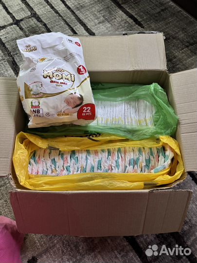 Подгузники merries, baby go, momi