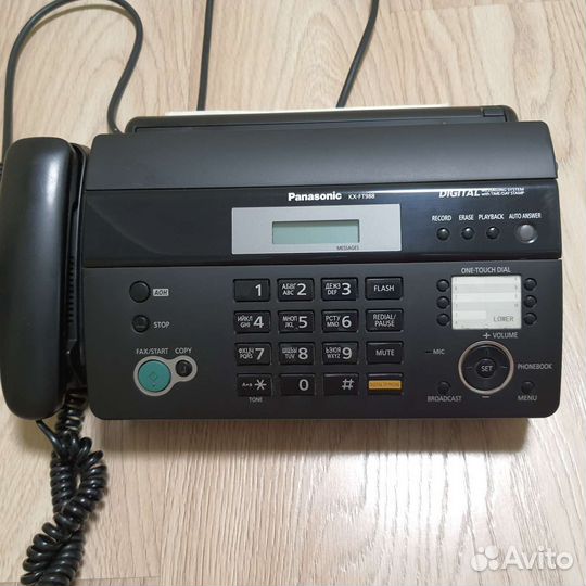 Факс panasonic kx-ft988