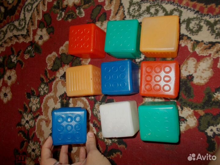 Конь Каталка, кубики, всадник, елка, СССР