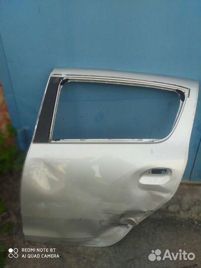 Задняя левая дверь sandero stepway 2