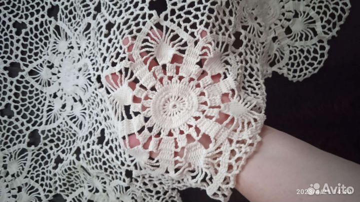 Скатерть вязаная крючком
