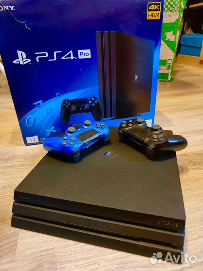 Прошитая Ps4 Pro Sony Ps4 Slim + игры GTA 5 RDR2