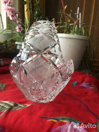 Хрусталь Чехия:вазы,фужеры,рюмки