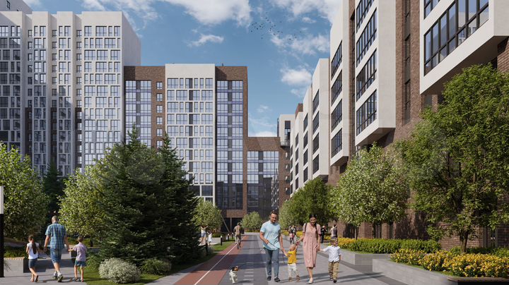 1-к. квартира, 46,6 м², 14/17 эт.