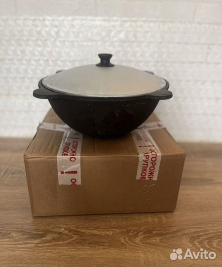 Казан чугунный узбекский 6л. Новые