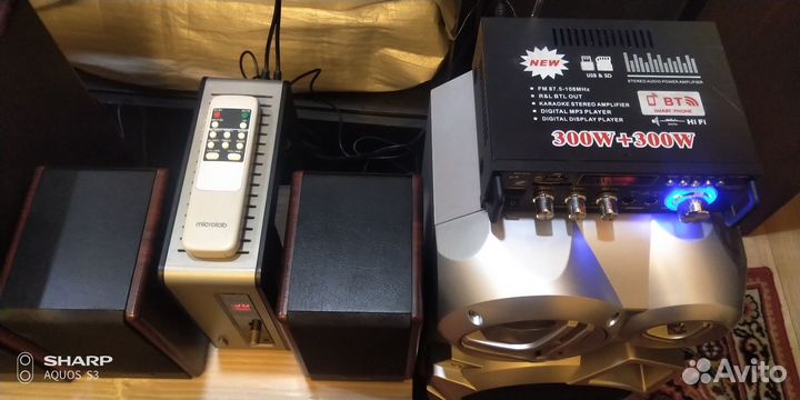 Microlab fc530, Panasonic sb-ak 320 и Sunbuck