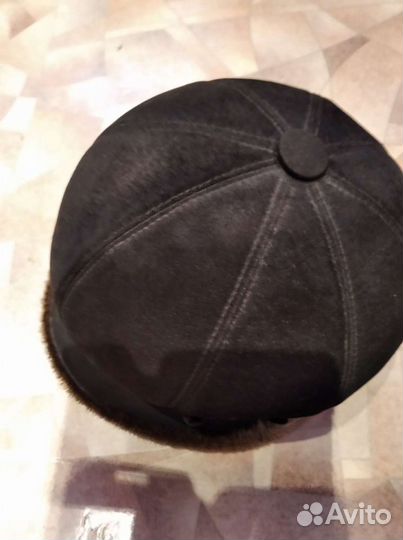 Шапка норковая,берет осенний