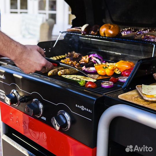 Гриль газ+уголь Char-Broil Hybrid