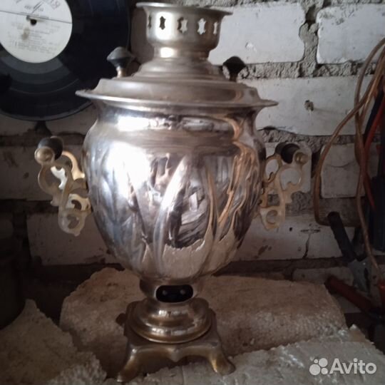 Самовар на дровах старинный