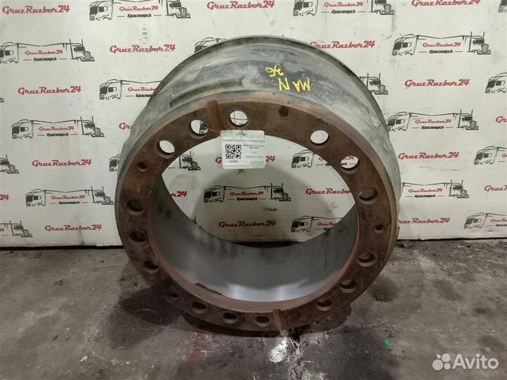 Барабан тормозной передний MAN 81501100213