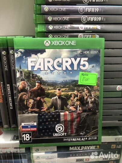 Far cry 5 xbox one диск