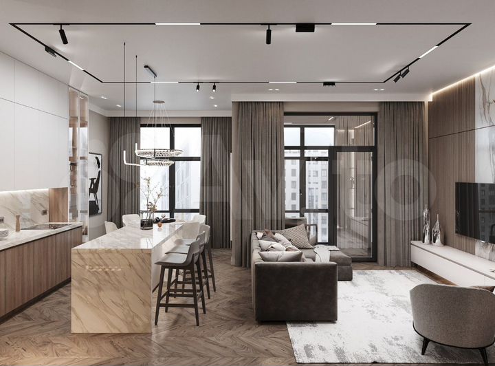 1-к. квартира, 46,9 м², 4/6 эт.