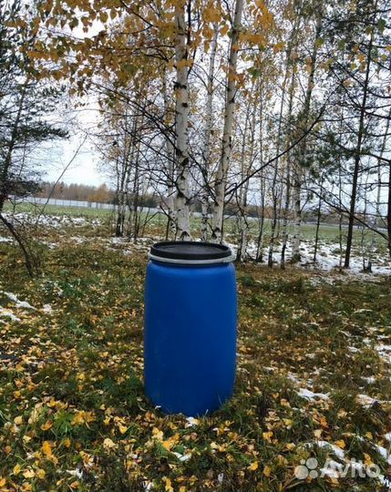 Бочка пластиковая чистая 227 литров