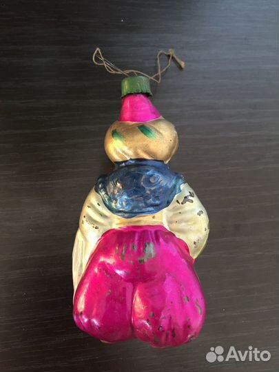 Елочные игрушки Старик Хоттабыч, шишка СССР