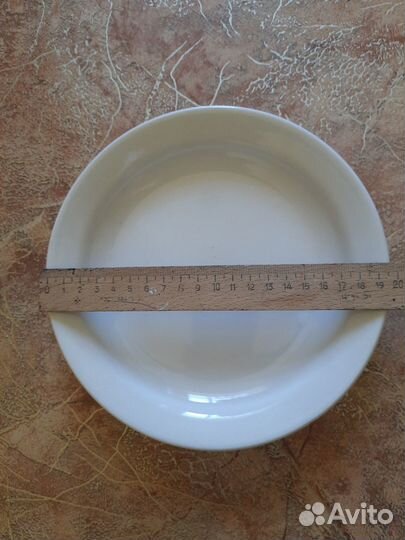 Фарфоровая посуда СССР тарелки под второе блюдо