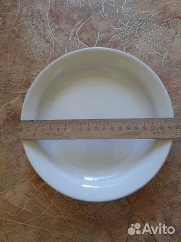 Фарфоровая посуда СССР тарелки под второе блюдо