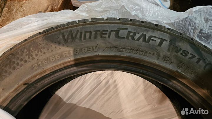 Kumho WinterCraft WS71 215/55 R18 99V