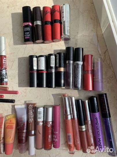 Essence Rimmel the Balm помады и блески