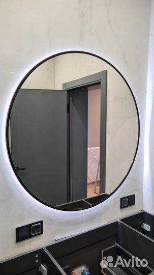 Круглое зеркало с подсветкой для Ванной