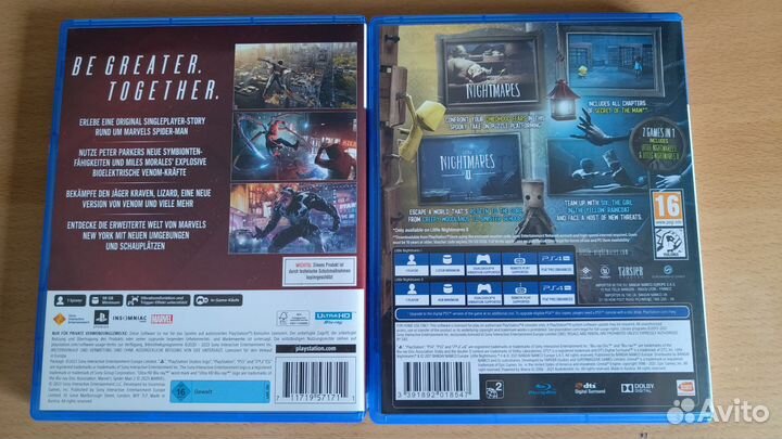 Little nightmares 1,2 spider man 2