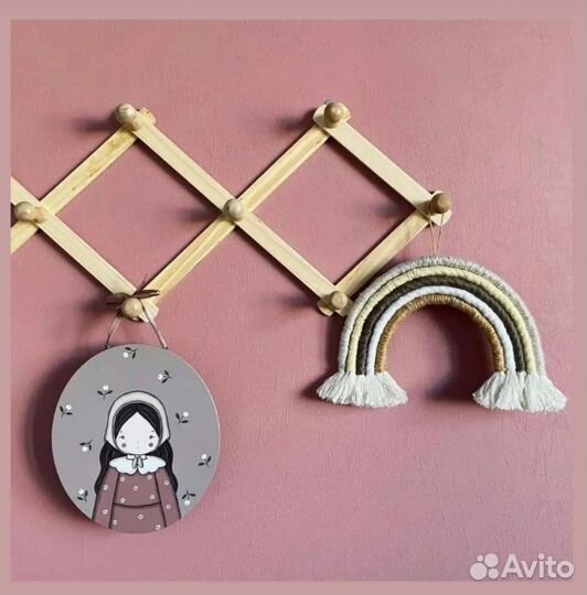 Вешалка настенная пинтерест