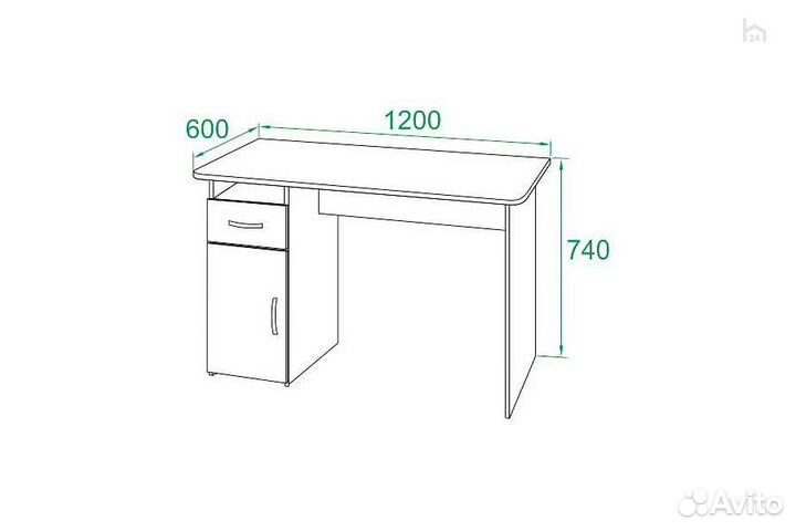 Стол компьютерный спм-03.1