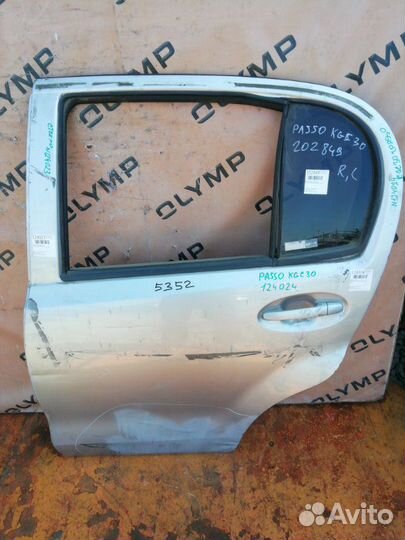 Дверь задняя левая Toyota Passo KGC30 1KR-FE 2010
