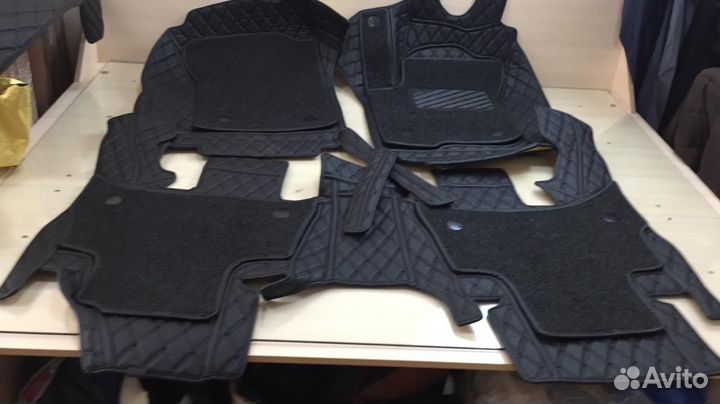 3D Коврики Hyundai Салон Багажник из Экокожи