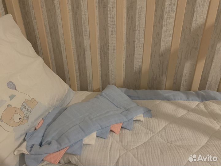 Тёплое муслиновое одеяло