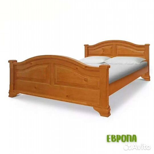 Кровать из массива дерева. Европа. мо