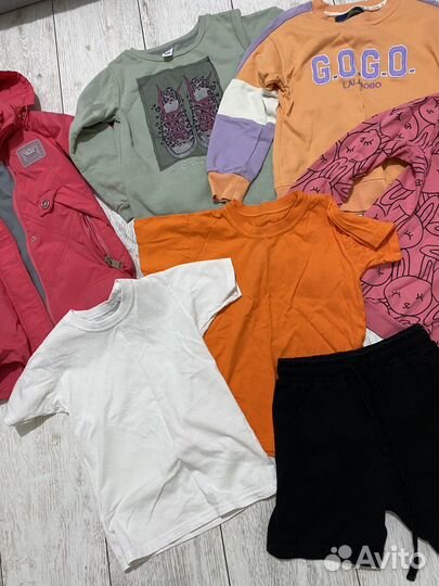 Пакет одежды на девочку 110 см