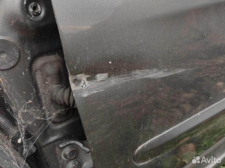 Левая передняя дверь пежо 308 темно-серая