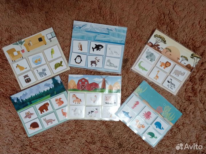 Развивающие игры на липучках