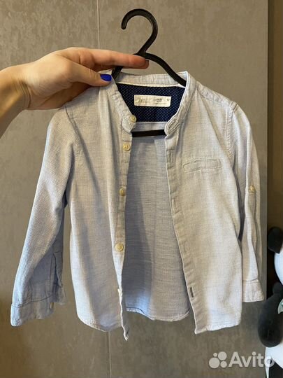 Рубашка zara для мальчика 92