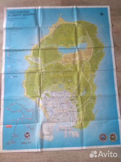 Постер карты gta 5