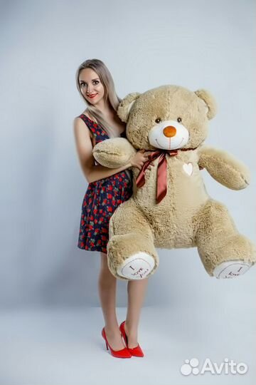 Огромные Плюшевые Мишки 160 см - наличие по цвету