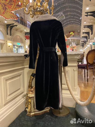 Шуба под норку экомех