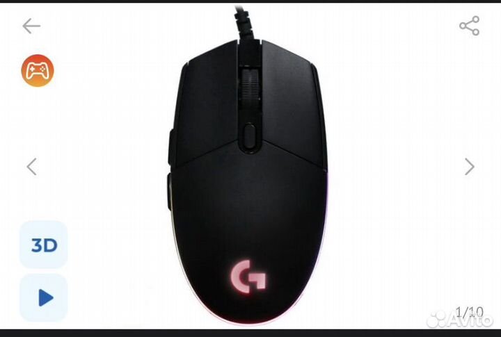 Мышь проводная Logitech G102 lightsync
