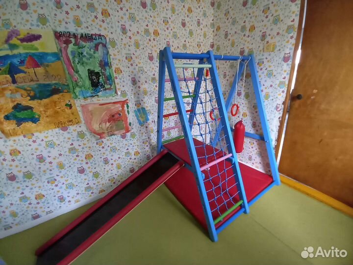 Детский спортивный комплекс с горкой