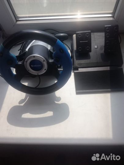 Пк руль Defender Challenge Turbo GT и педали