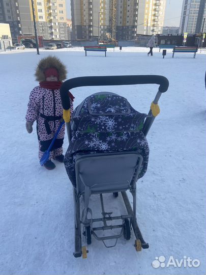 Санки детские коляска