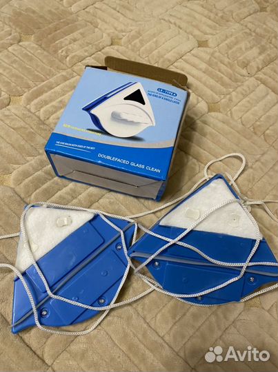 Магнитная щетка для мытья окон